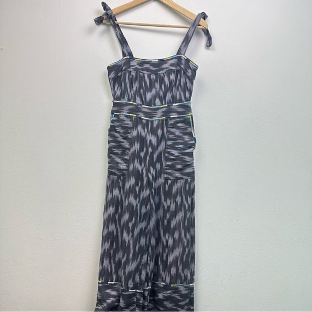 Ett-Twa by Anthropologie Wide Leg Capri Jumpsuit Size 2p